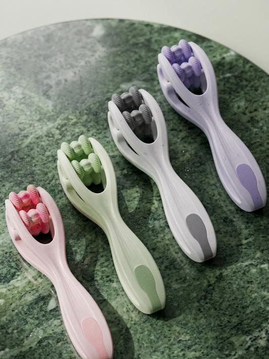 Finger Massage Roller – Dual-Row Silicone Hand Relaxer
